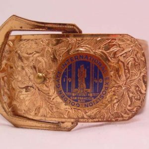 1940 Golden Gate International Exposition Wide Buckle Bracelet
