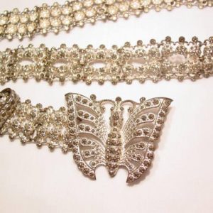 Child’s Cut Steel-Look Butterfly Belt
