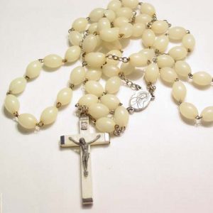 Large Italian Glow-In-The-Dark Rosary