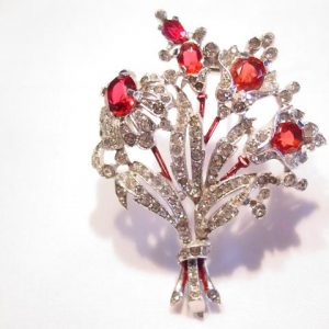 Beautiful Trifari Bouquet Fur Clip