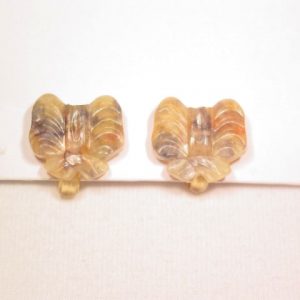 All-Plastic Bow Earrings