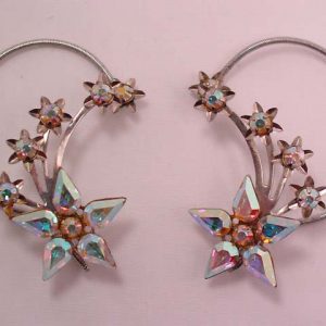 Aurora Borealis Star Burst Wrap-Around Earrings