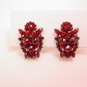 Beautiful Real Garnet Earrings