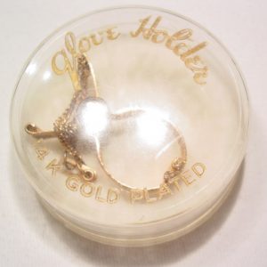 14K Gold Plated Glove Holder