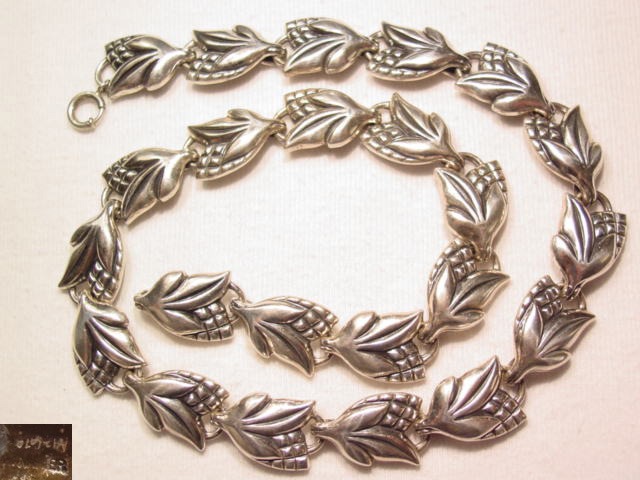 Edelweiss Silvertone Napier Choker