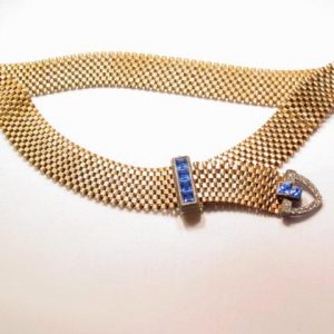 Mesh Buckle Necklace