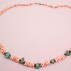 Mother of Pearl and Turquoise Necklace