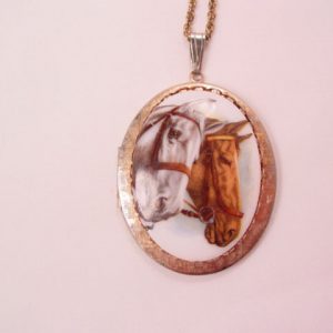 Horse Locket Necklace