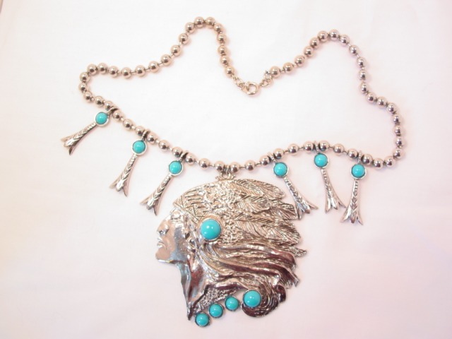 Indian Squash Blossom Necklace