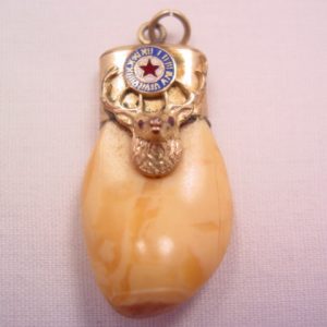 BPOE Elk's Tooth Pendant/Watch Fob