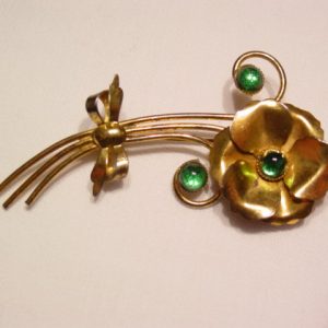 Sterling Flower Pin
