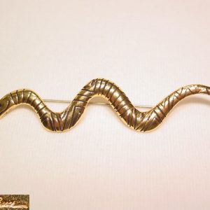 Laurel Burch Goldtone Snake Pin