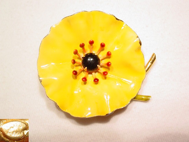 Bright Yellow Original by Robert Flower Pin