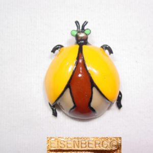 Eisenberg Enameled Bug Pin