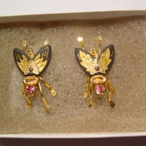 Damascene Fly Scatter Pins