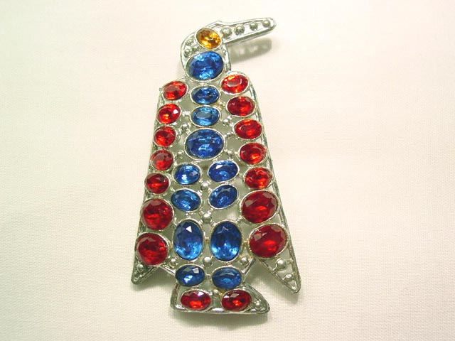 Multicolor Penguin Pin