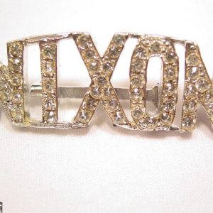 Oleet Rhinestone Nixon Pin
