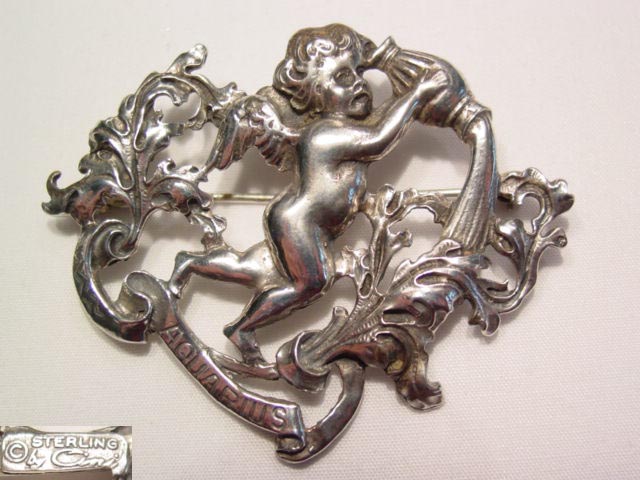 Sterling by Cini Cupid Aquarius Pin