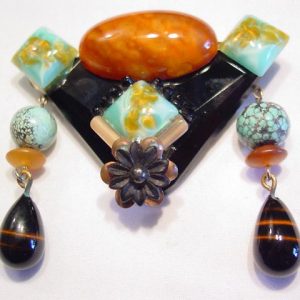 Beautiful Handcrafted Glass Pin