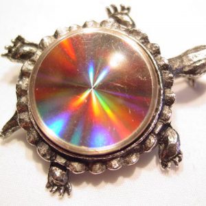 Refraction Disc Turtle Pin