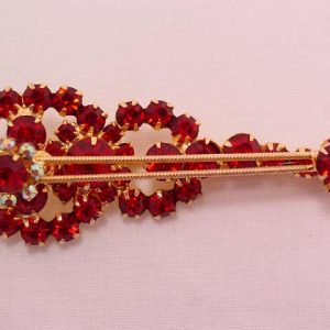 DeLizza and Elster (Juliana) Red Guitar Pin
