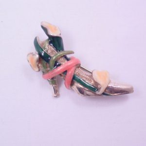 Sterling Kenneth J. Lane Thailand High-Heeled Shoe Pin