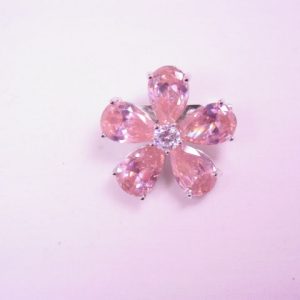 Pretty in Pink Ice Flower Pin/Pendant