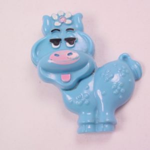 1973 Avon Blue Cow Sachet Pin