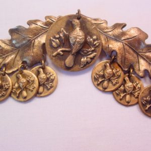 Irving NY, Silverman Dove and Oak Leaf Pin