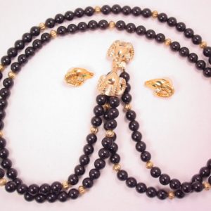 KJL by Avon Ram Necklace and Earrings Set