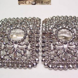 Cut Steel Shoe Buckles
